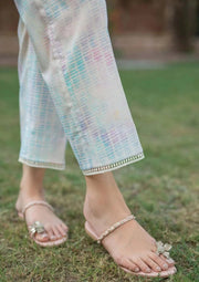 Light Cyan Digital Printed Cambric 2-Piece Kurta Set