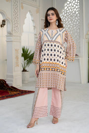 Modern Grace Silk Ensemble – Stitched 2-Piece Ready-to-Wear